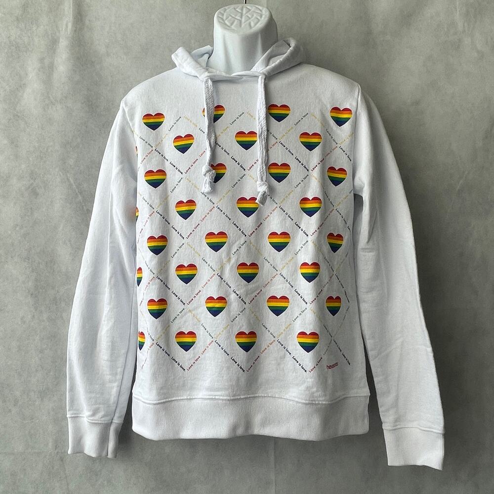 Havaianas Love Is Love LGBTQIA Pride Hoodie Size XS